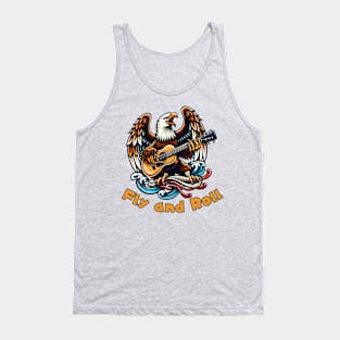 Rock and roll eagle Tank Top